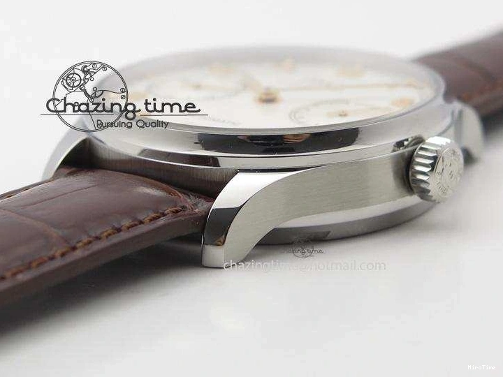 MIROTIME 0726 MoistureWicking Portuguese Real PR IW500704 ZF 1:1 Best Edition On Brown Leather Strap A52010 V 7311